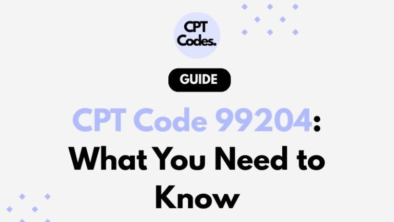 CPT Code 99204