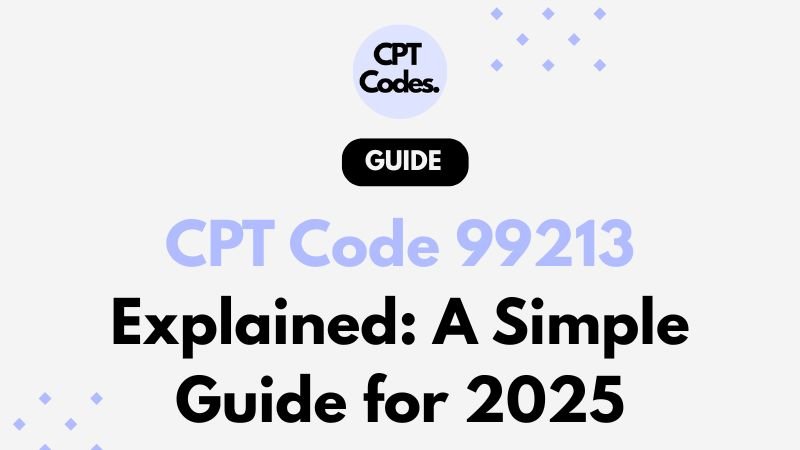 CPT Code 99213