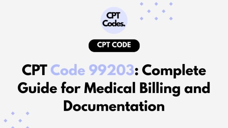 CPT Code 99203