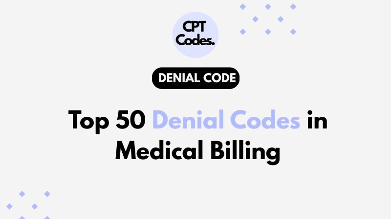 Denial Codes in Medical Billing