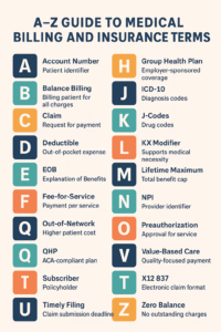 Medical billing glossary and terms