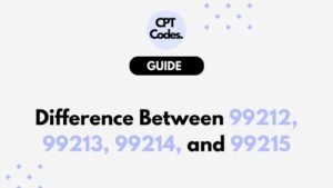 99212, 99213, 99214, and 99215