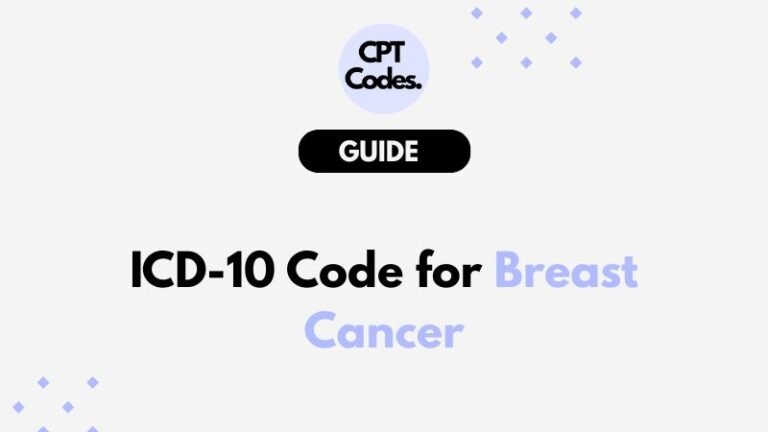 ICD-10 Code for Breast Cancer